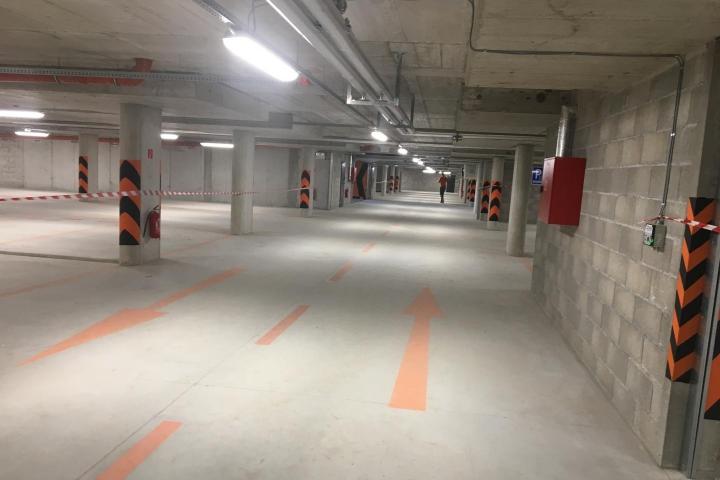 Úprava podlahy v podzemnom parkovisku